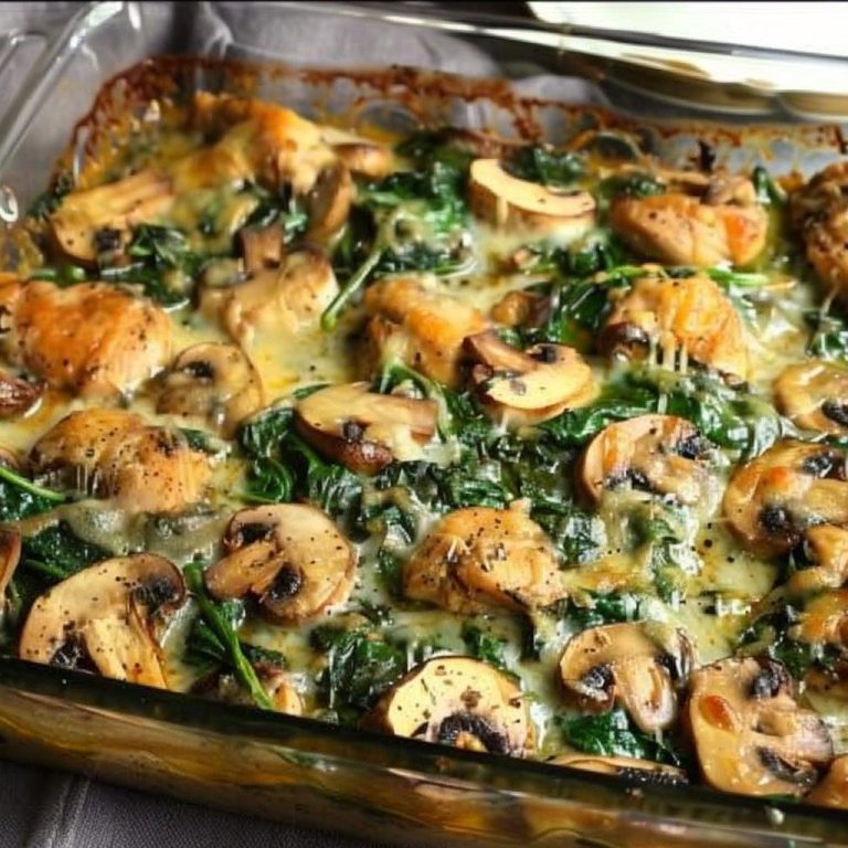 Chicken Spinach And Mushroom Low Carb Oven Dish Biggest Idea