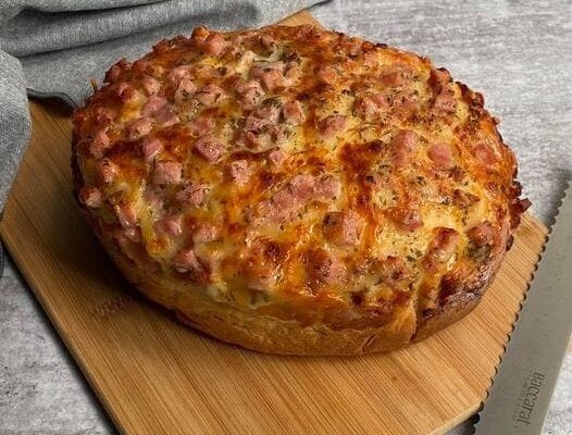 Bacon & Cheese Slow Cooked Bread