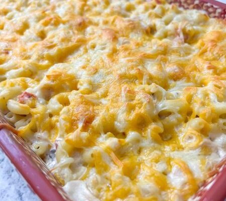 Chicken Mac & Cheese Casserole