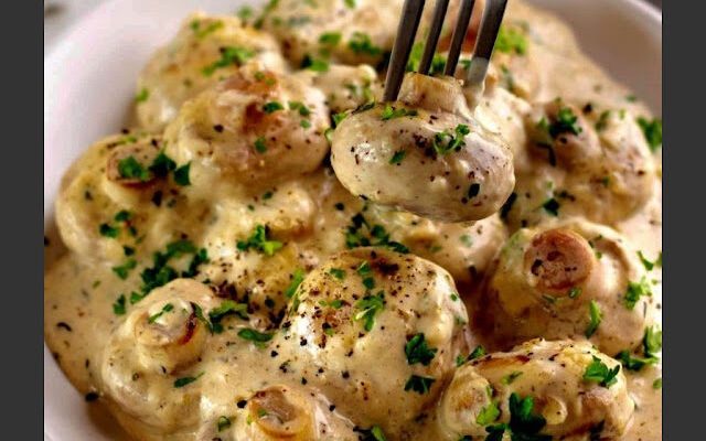 Garlic Parmesan Mushrooms