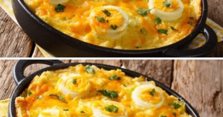 Egg Gratin with Mashed Potatoes