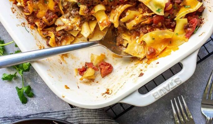 Sour Cream Beef Noodle Casserole