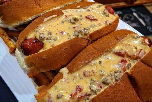 CHEESY ROTEL DOGS