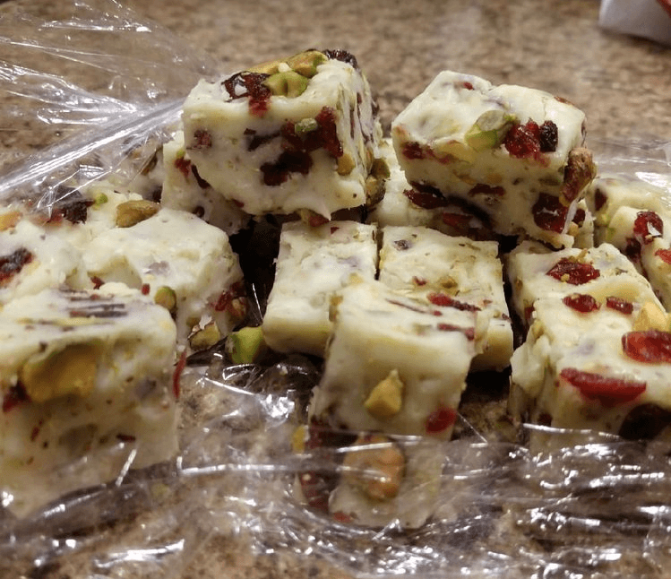 White Christmas Fudge