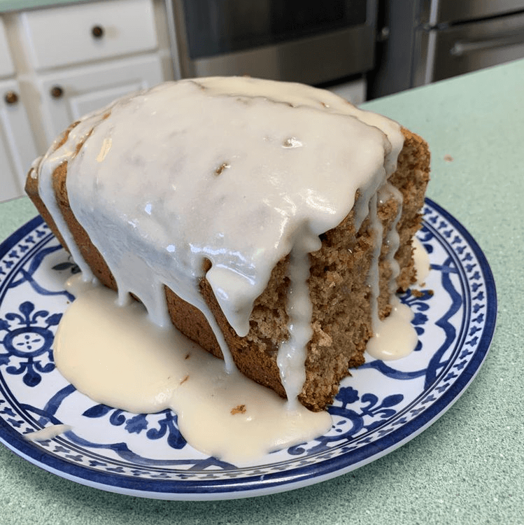 Applesauce Cake with Cinnamon Cream Cheese Frosting