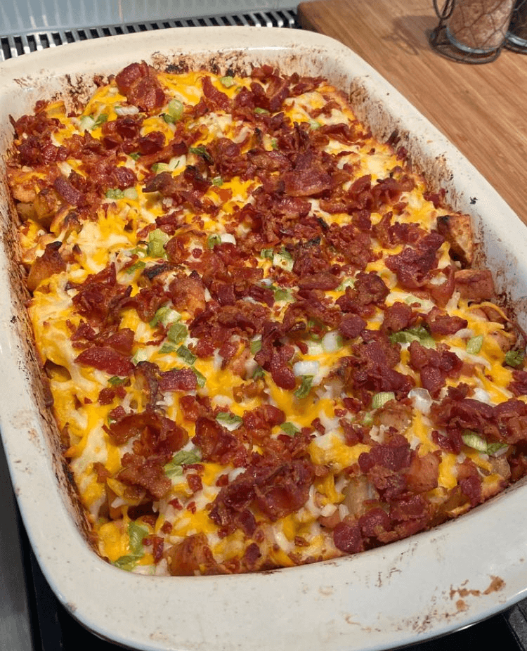 LOADED CHICKEN AND POTATOES