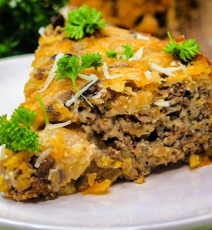 Impossible Cheeseburger Pie