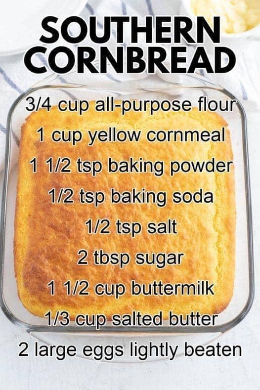 HOMEMADE SOUTHERN CORNBREAD