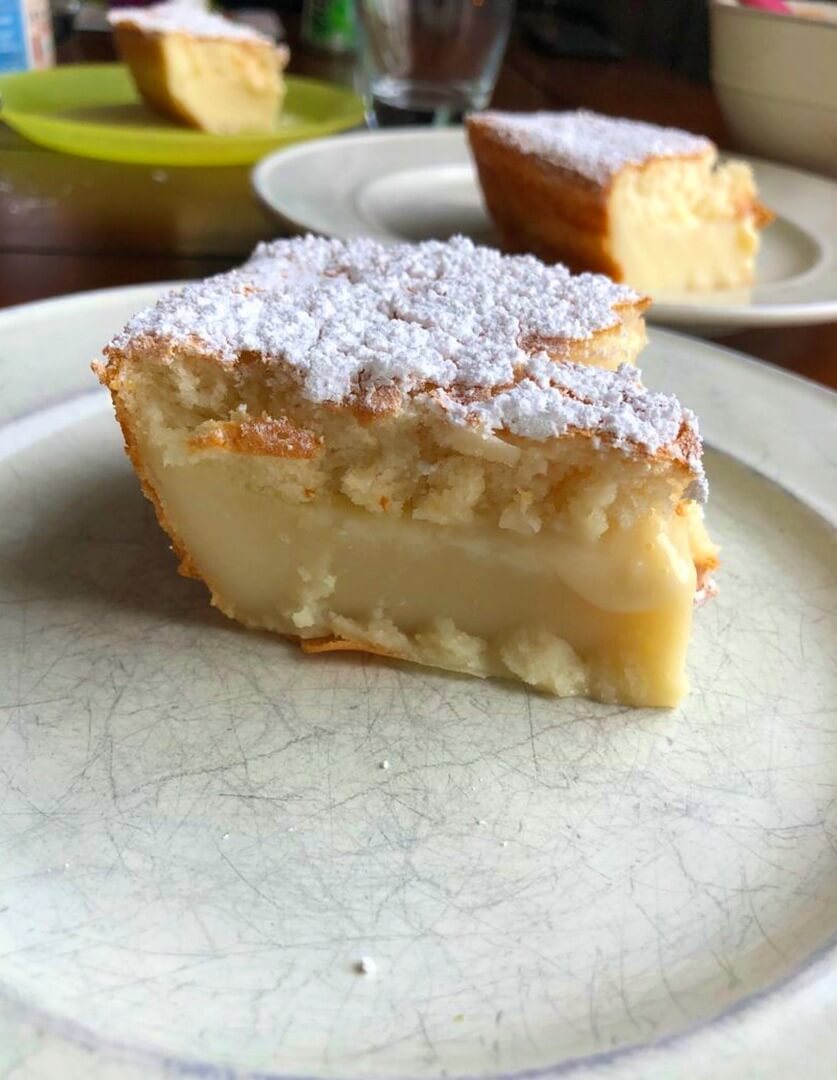 Vanilla Magic Custard Cake