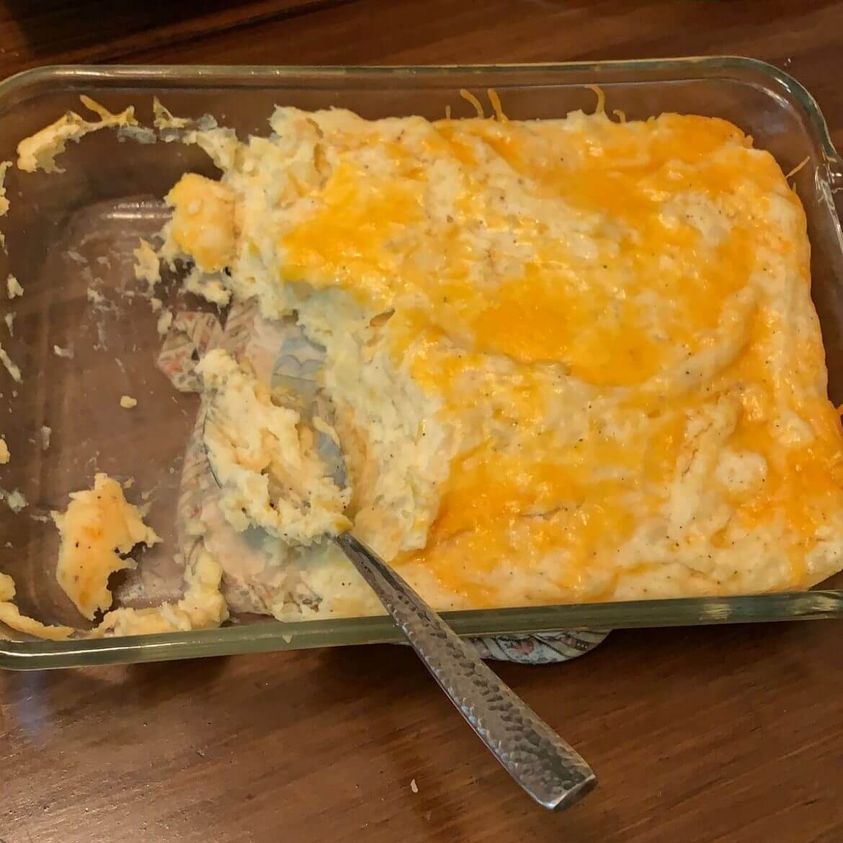 Mouthwatering Baked Mashed Potatoes