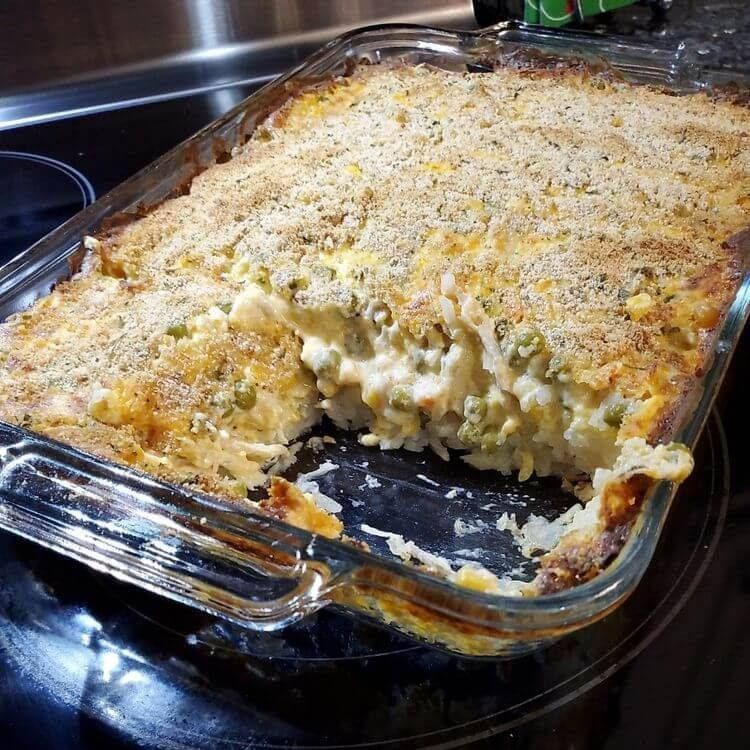 HASH BROWN CHICKEN CASSEROLE