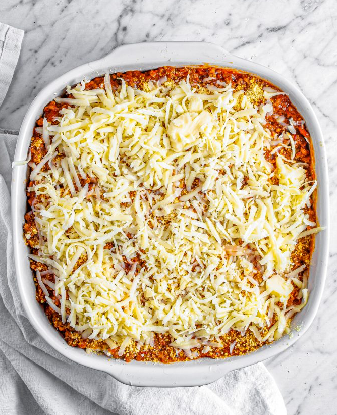 Spaghetti Casserole with Cream Cheese