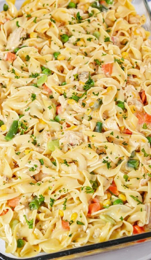 Ultimate Chicken Noodle Casserole