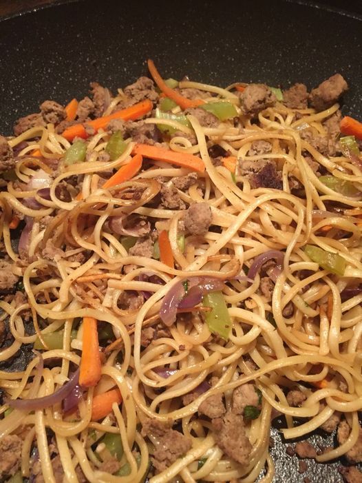 Ground Beef Lo Mein Recipe