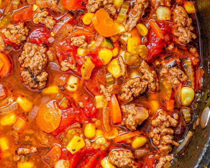 Hamburger Vegetable Soup