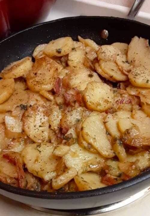 Fried Potatoes & Onions