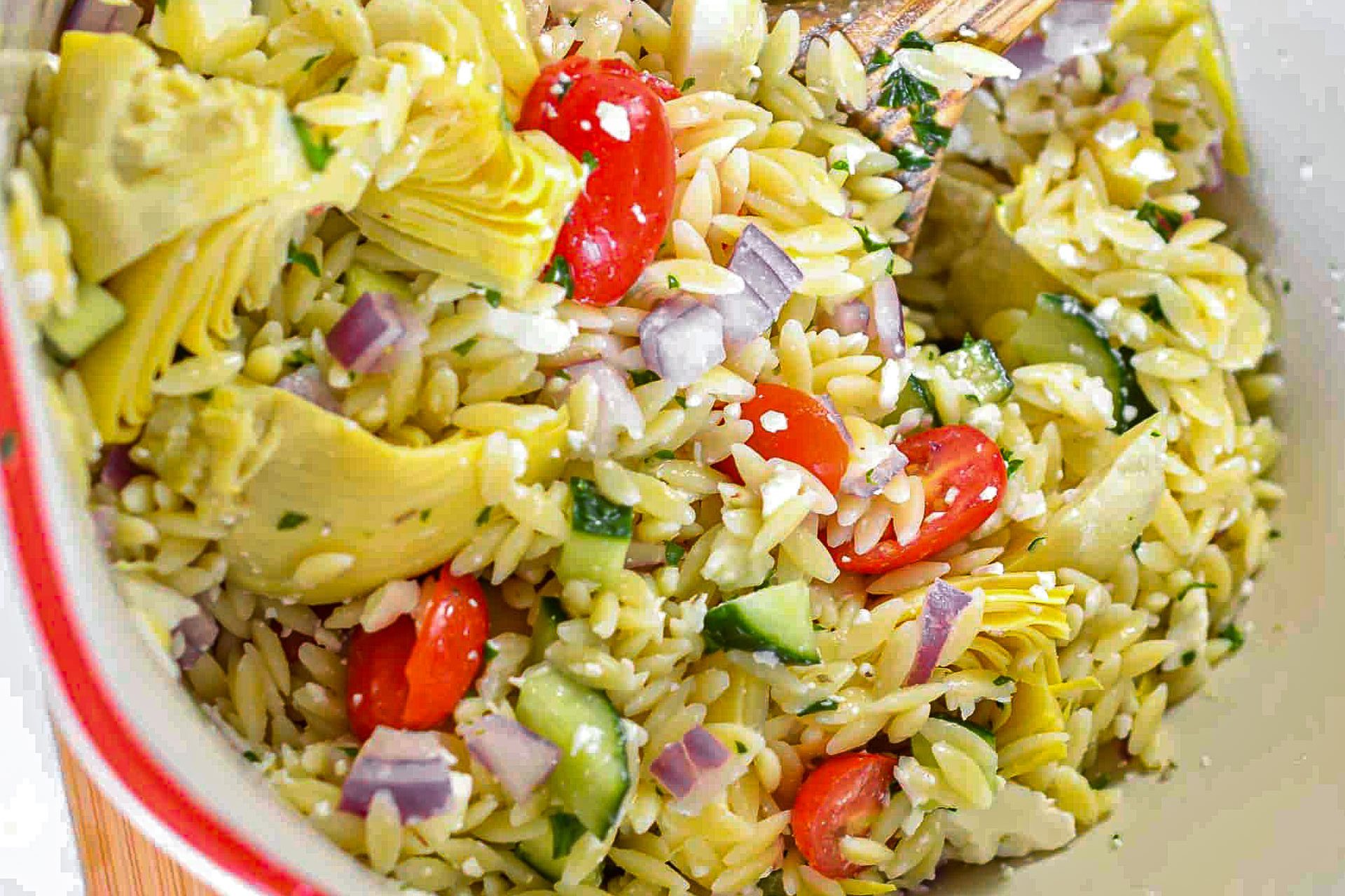 Fresh Greek Orzo Salad