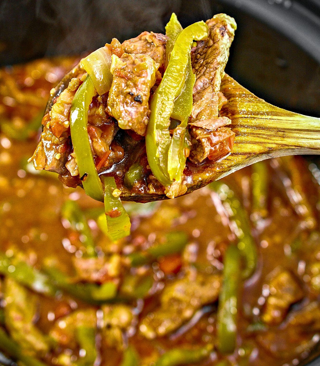 Crockpot Pepper Steak