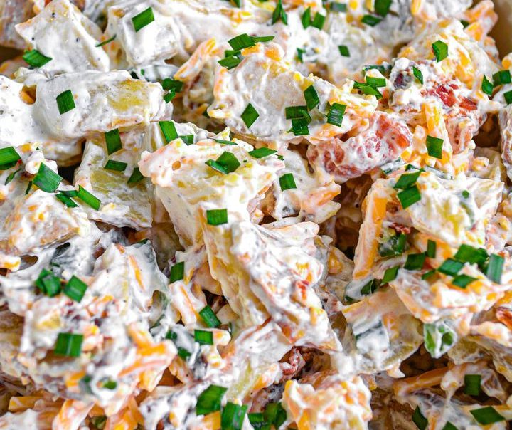 No-Mayo Loaded Baked Potato Salad