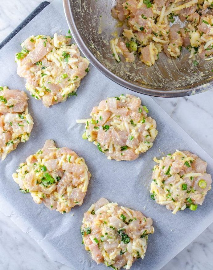 Easy and Cheesy Chicken Fritters