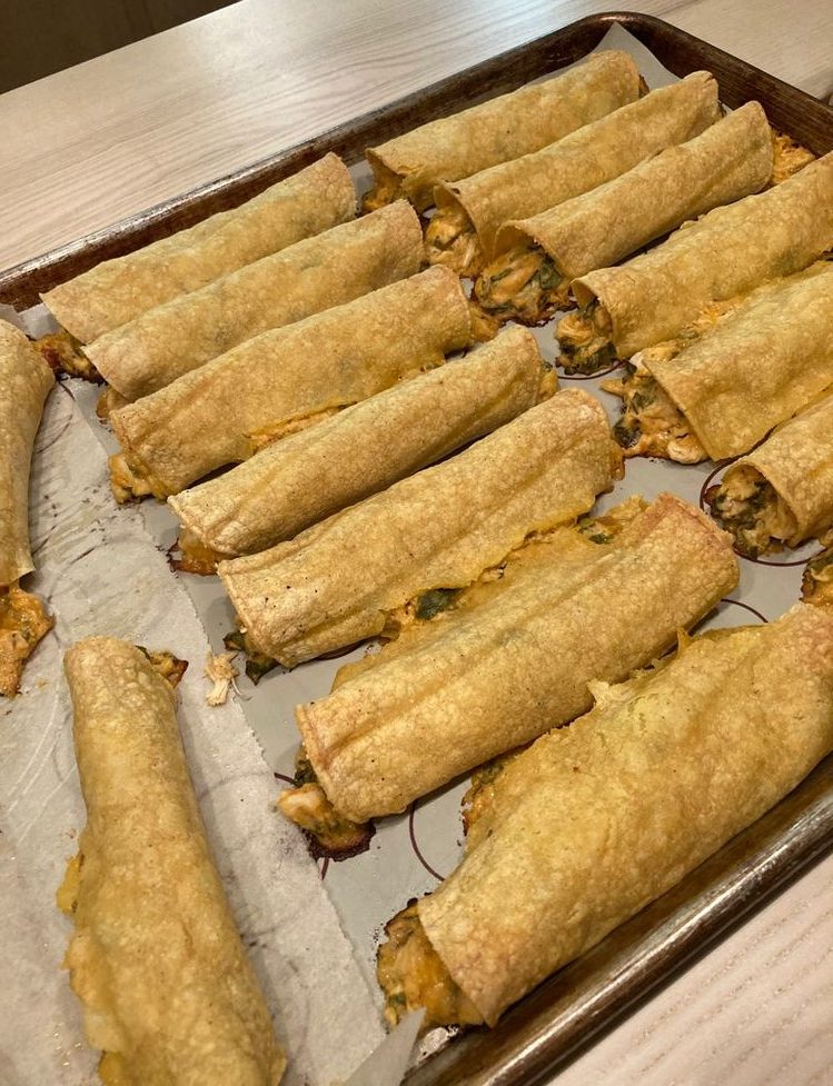 Easy Homemade Chicken Taquitos