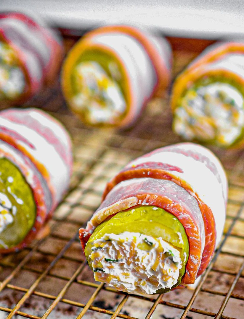 Bacon Wrapped Pickles