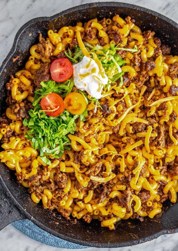 Easy Taco Mac and Cheese