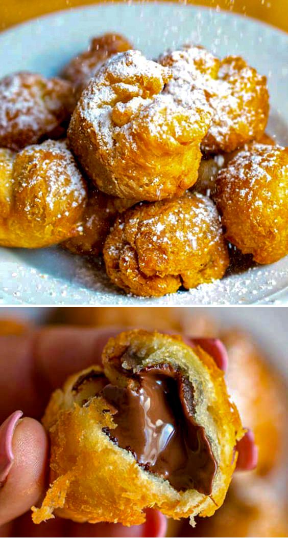 Delicious Fried Nutella Dumplings