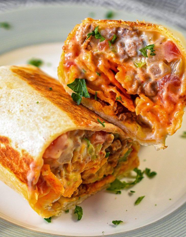 Beefy Nacho Cheese Wrap