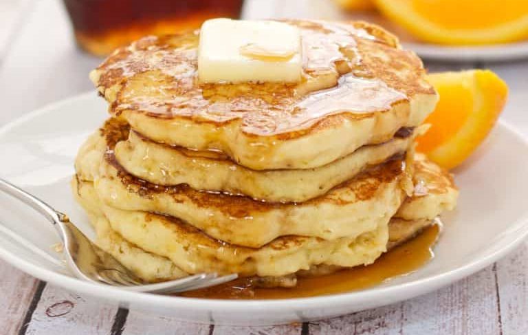 Orange Ricotta Pancakes