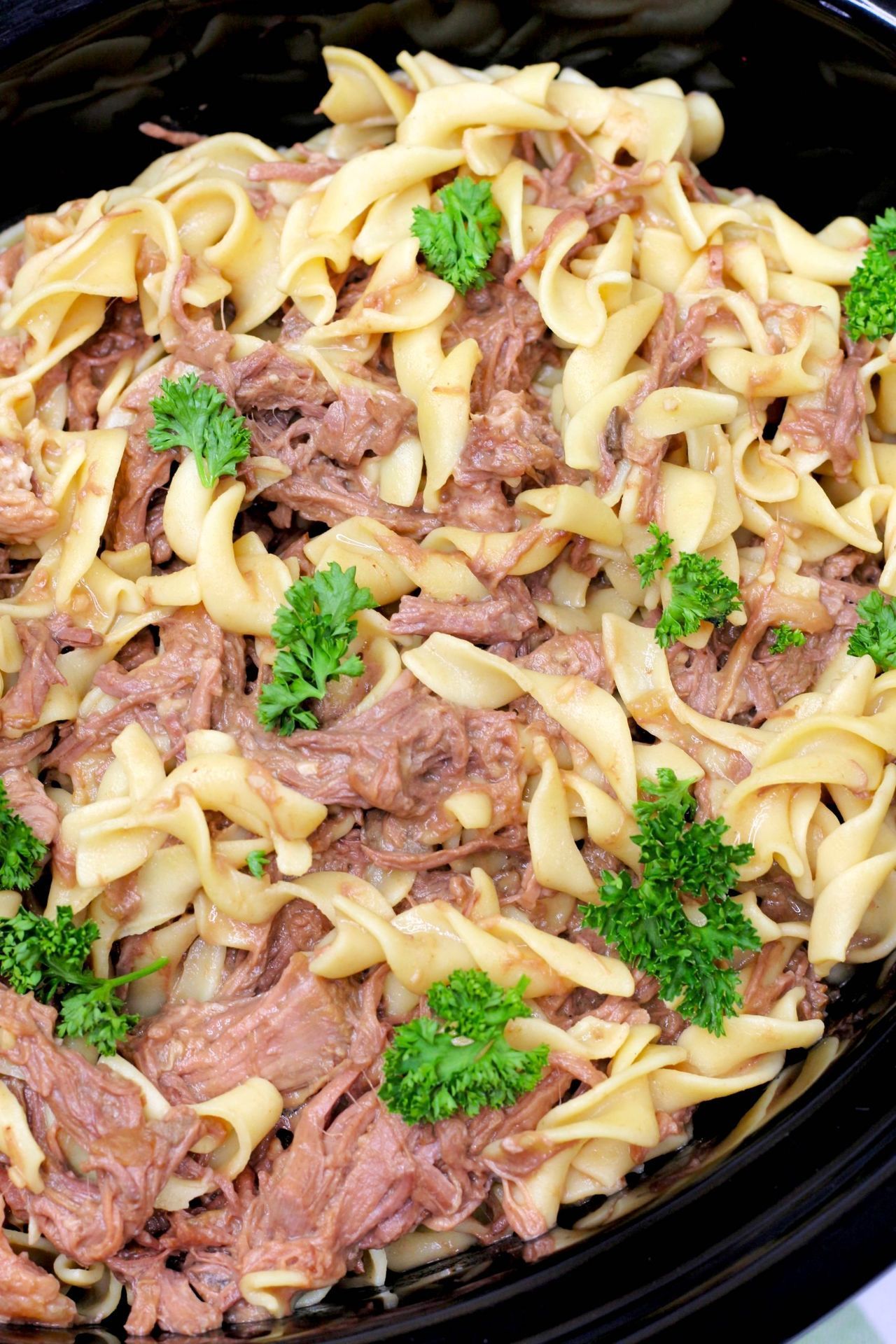 Crockpot Beef and Noodles