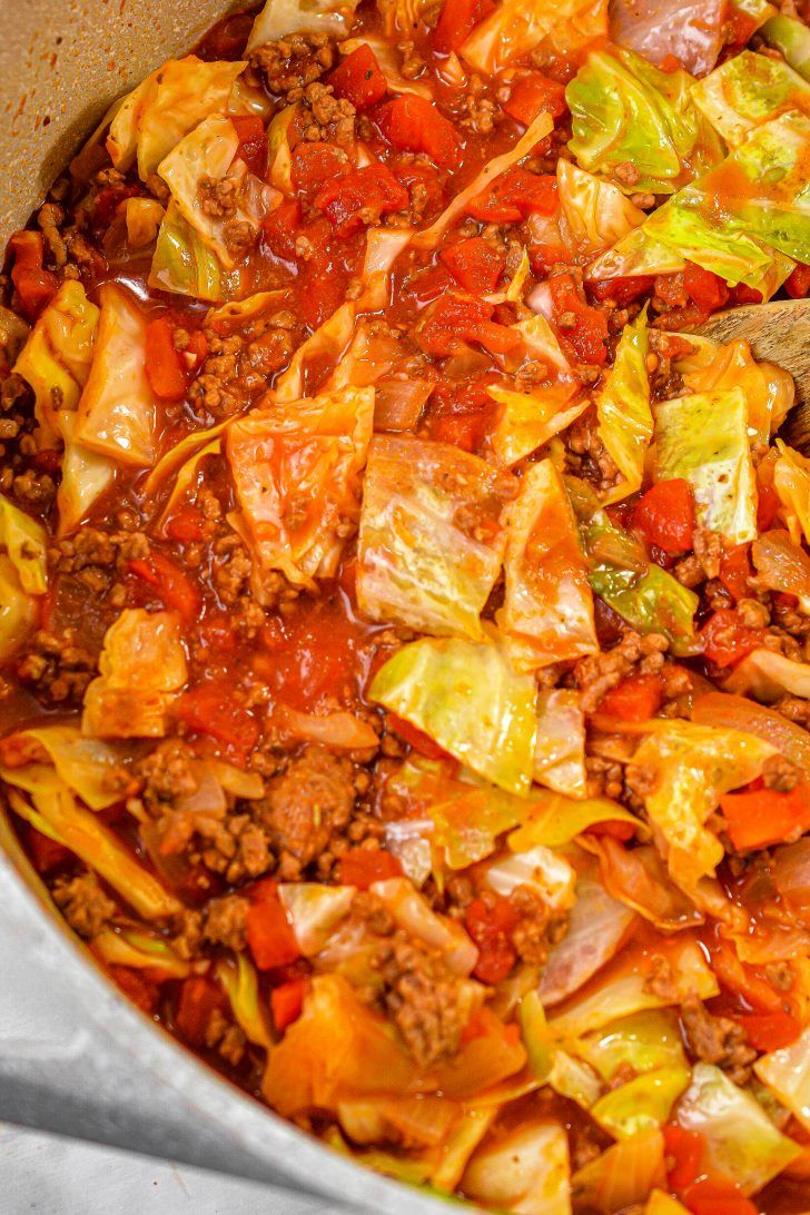 Ground Beef & Cabbage