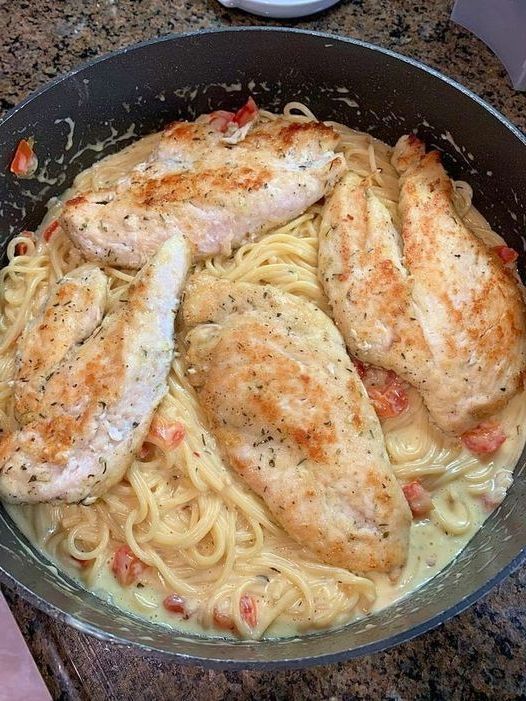 Creamy Italian Chicken Pasta