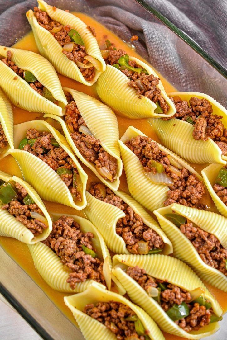 Philly Cheesesteak Stuffed Shells