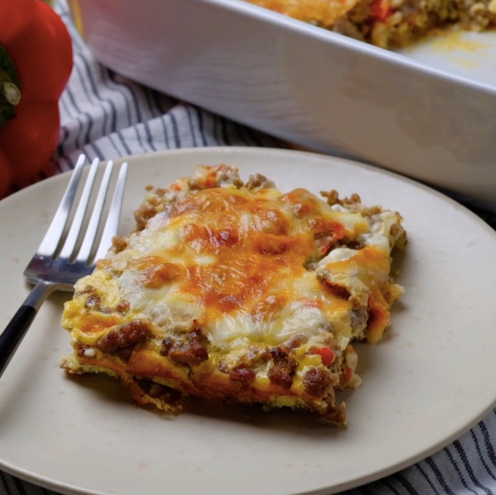 Philly Cheesesteak Casserole