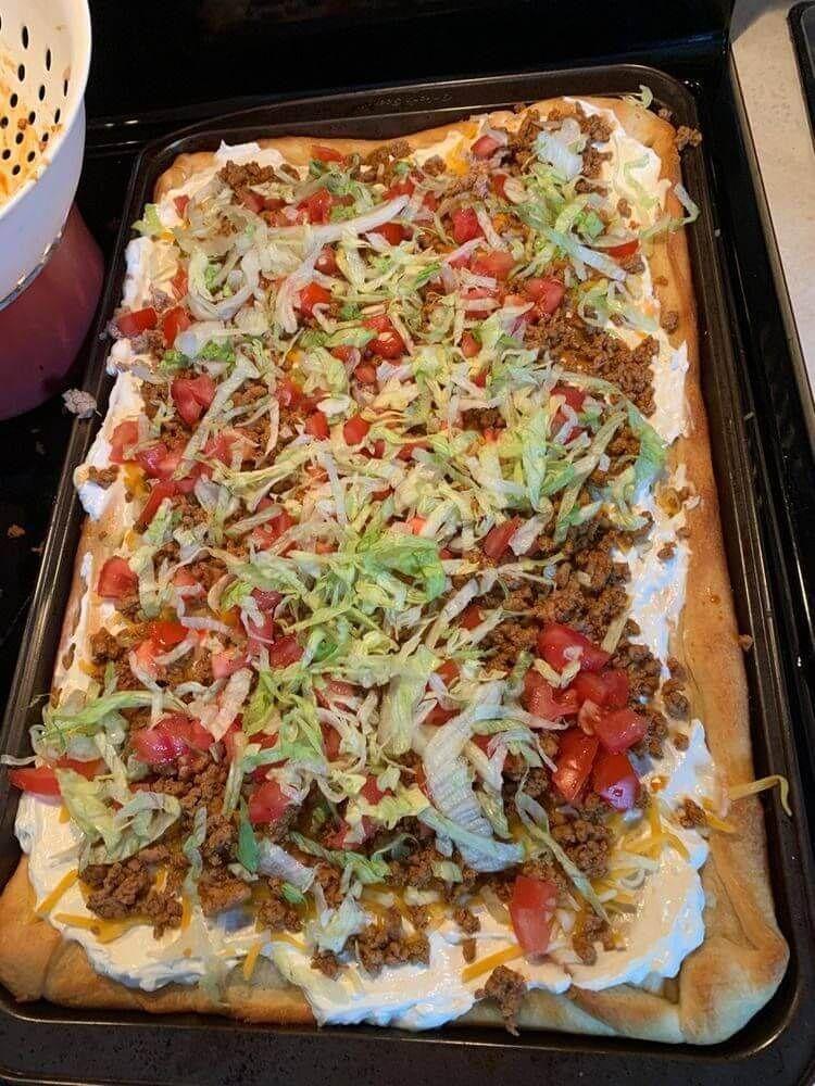 Homemade Taco Pizza