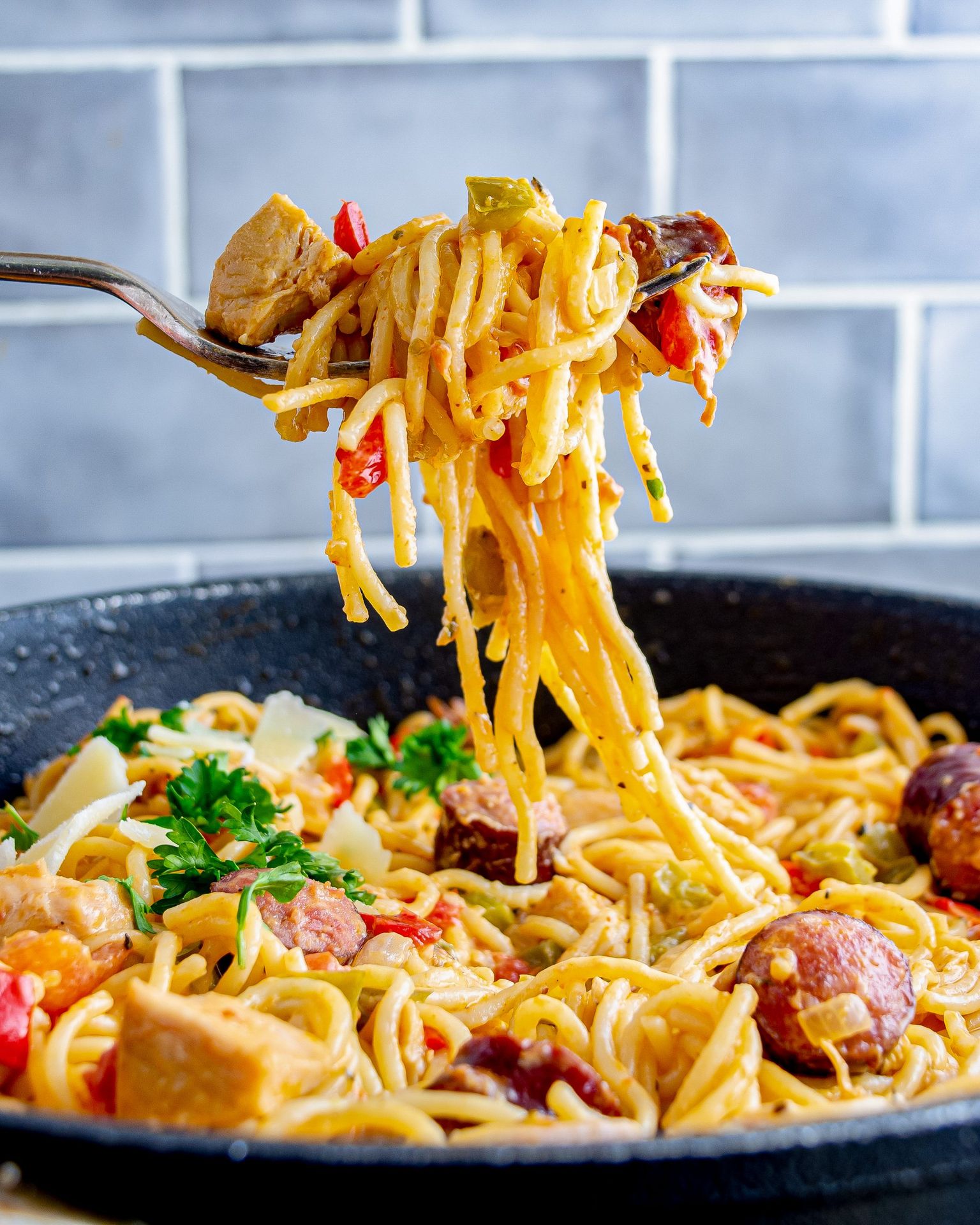 One Pot Jambalaya Pasta