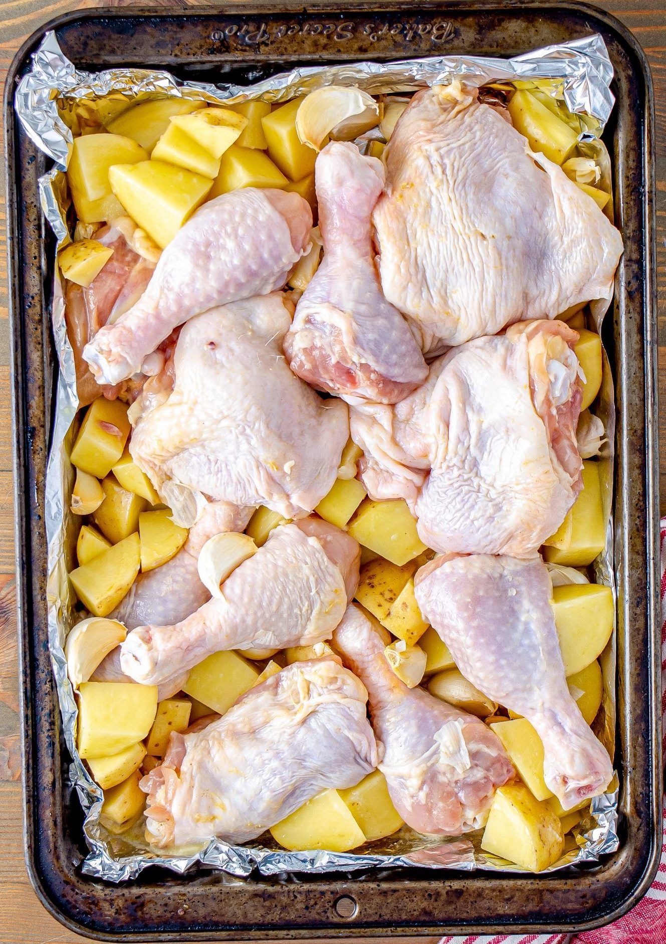 Garlic Roasted Chicken and Potatoes