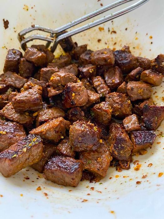 Filipino Style Marinated Steak Bites