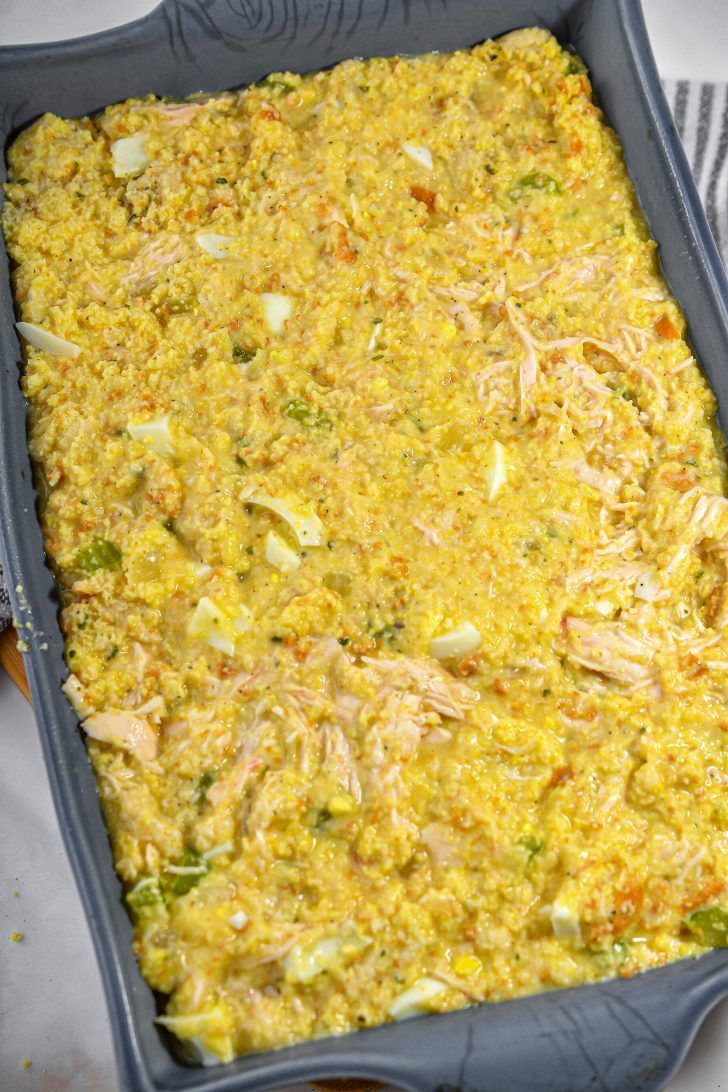 Easy Chicken and Cornbread Dressing