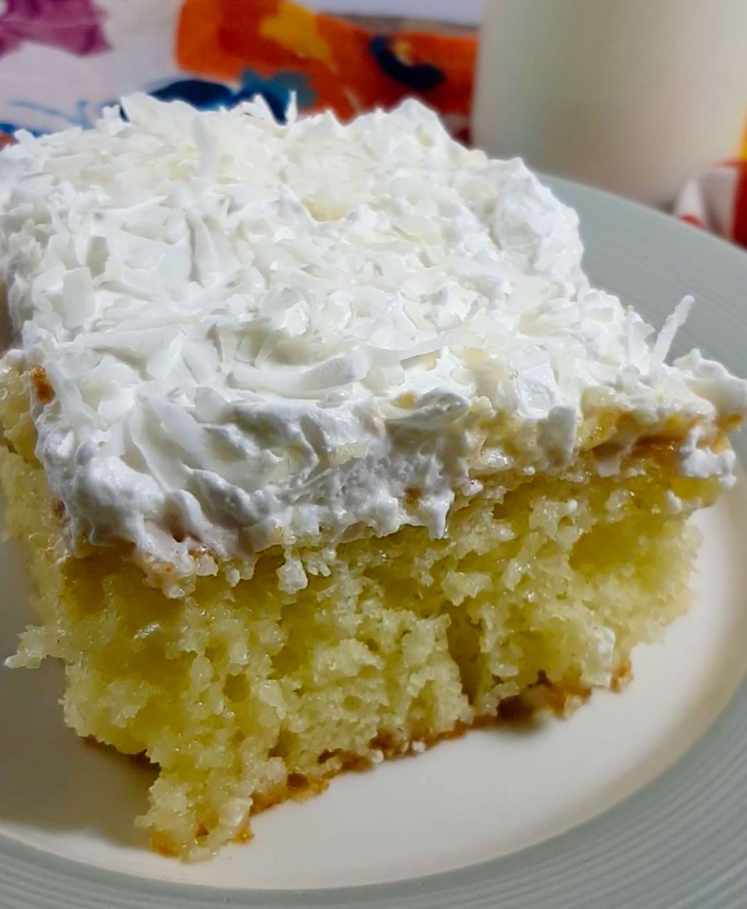 COCONUT POKE CAKE