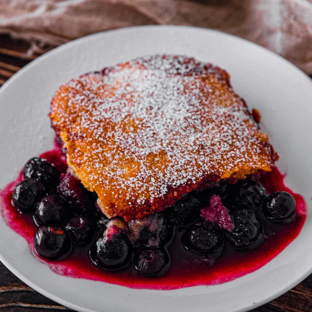 The Best Ever Blueberry Cobbler