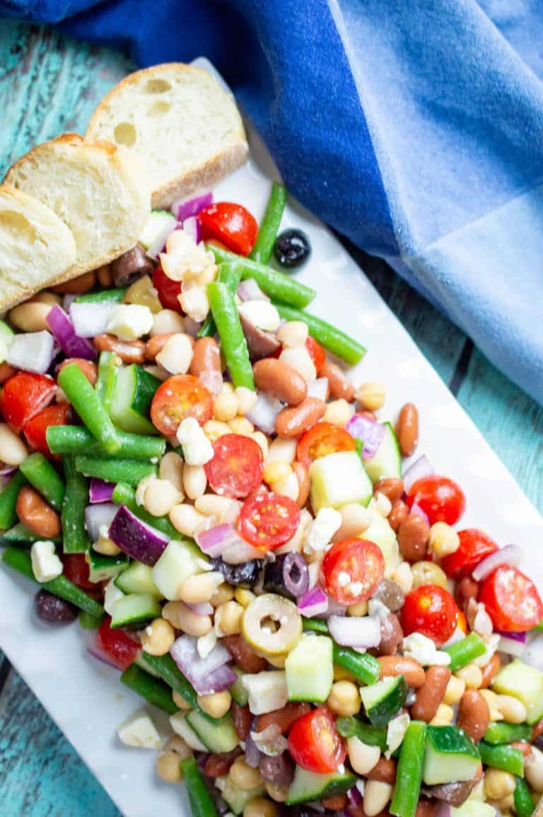 Greek Style 4 Bean Salad