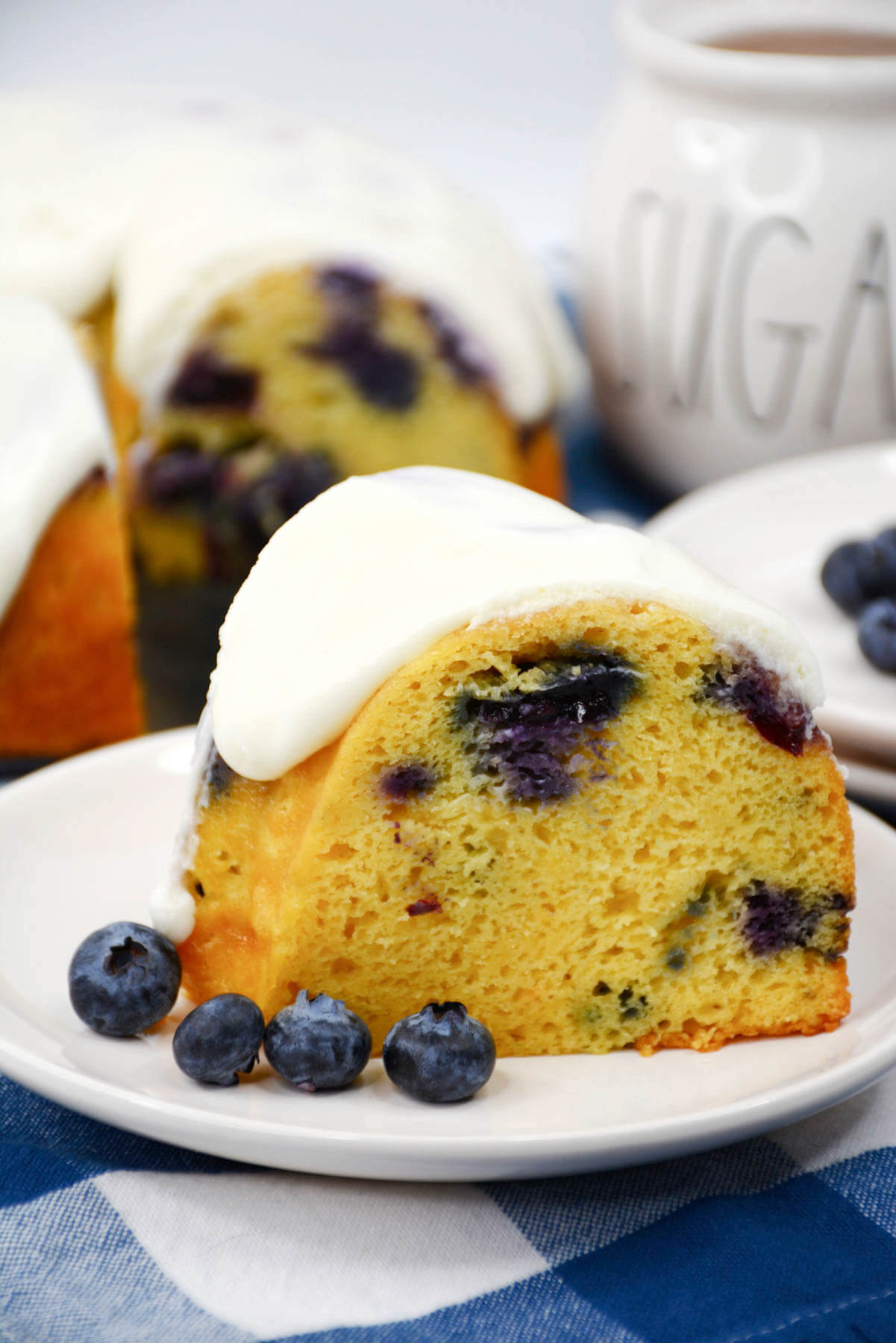 Blueberry Pound Cake with a Cake Mix