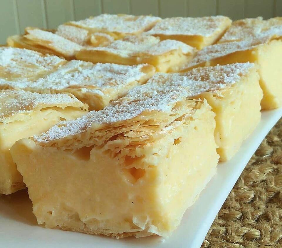 Vanilla Custard Bars