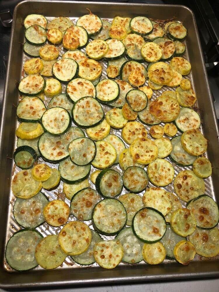 Oven Roasted Zucchini and Squash