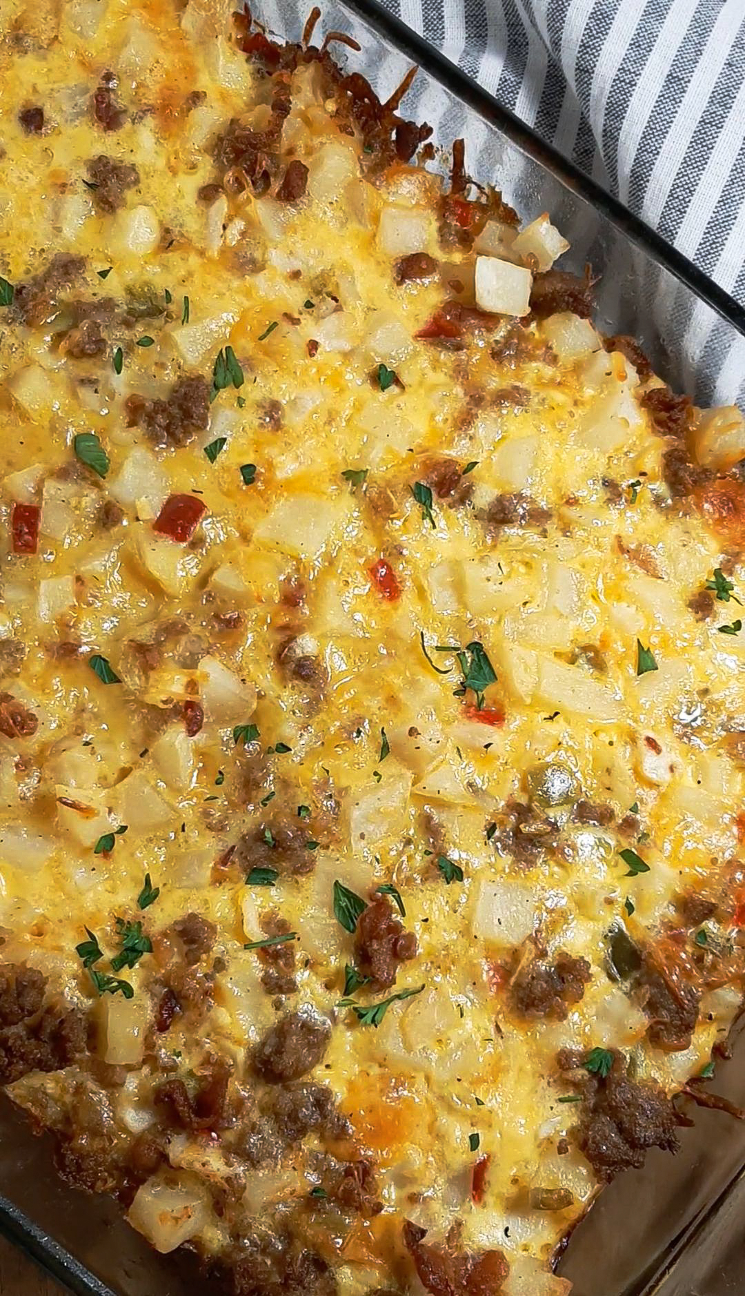 Fully Loaded Baked Egg Casserole