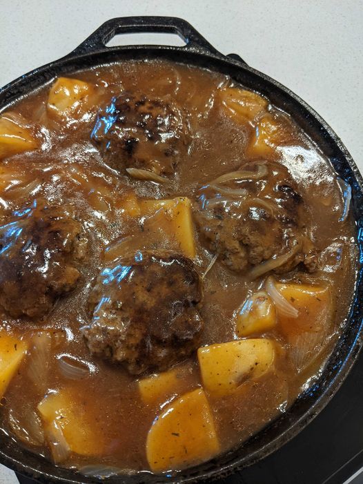 Salisbury Steak and Potato Skillet