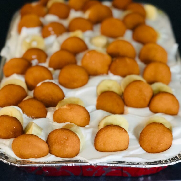 BANANA PUDDING POKE CAKE