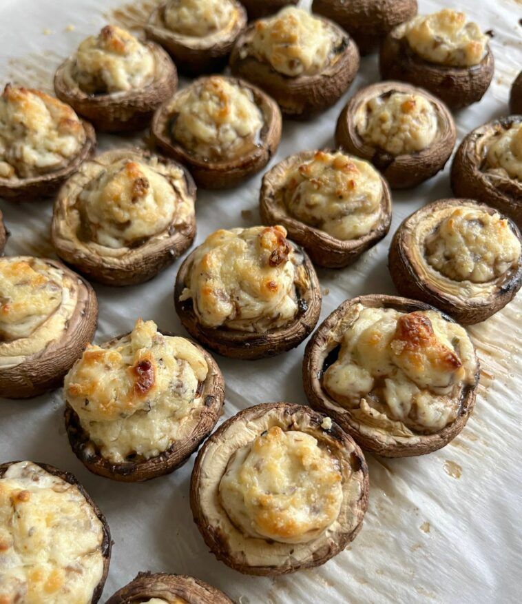 Cream Cheese Stuffed Mushrooms